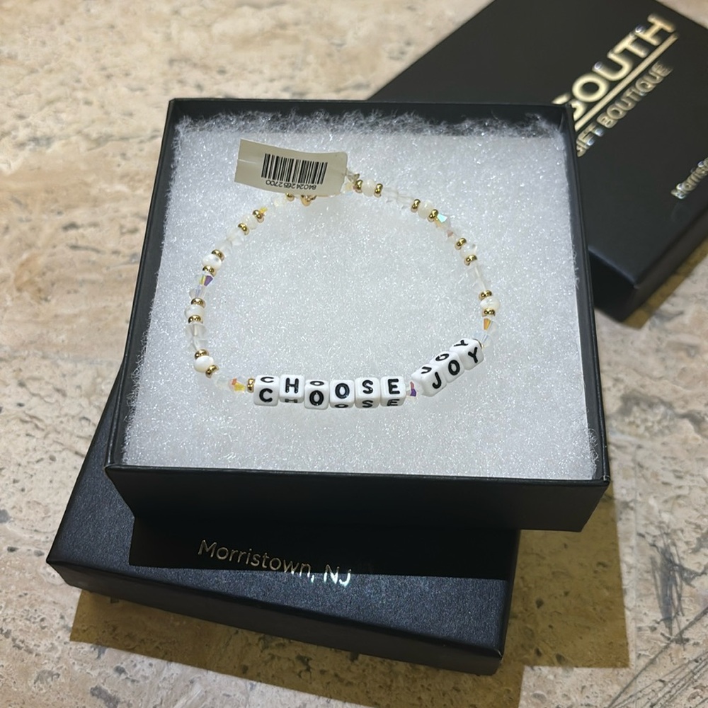 Little words project CHOOSE JOY bracelet never worn